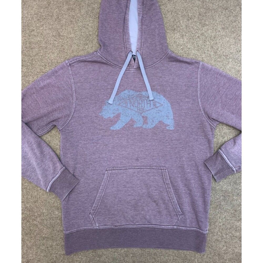 The North Face Hoodie Mens S Bearitage 1966 Lived In Prewashed Fleece Pullover